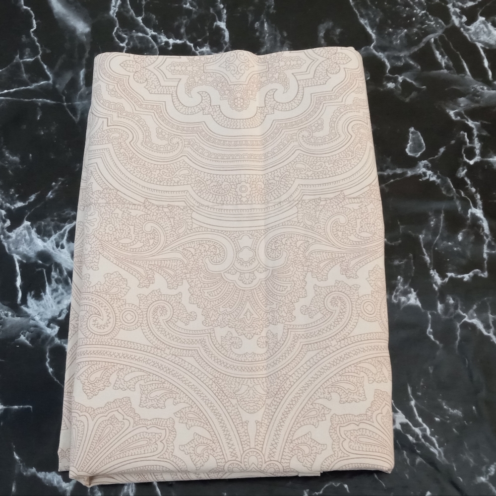 Ralph Lauren King Pillowcase Beige Red Paisley - Picture 3 of 12